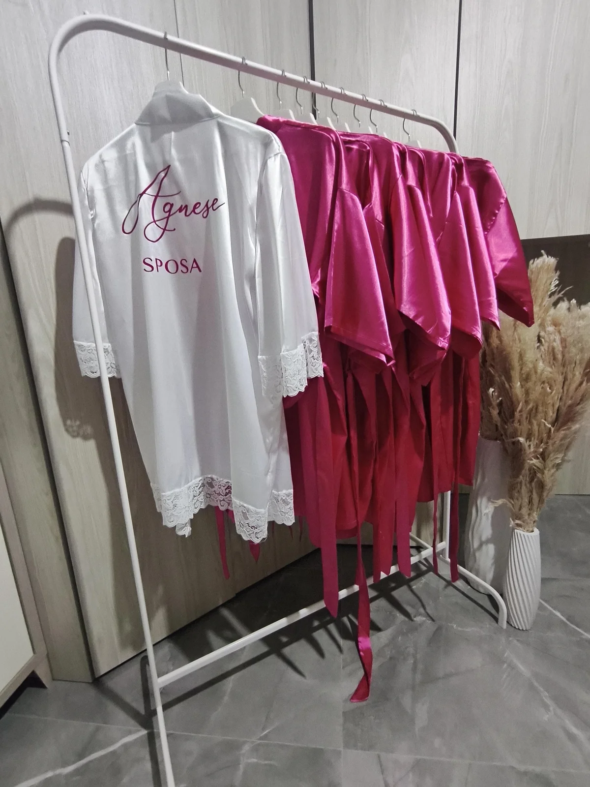 Vestaglia in raso personalizzata — foto 6