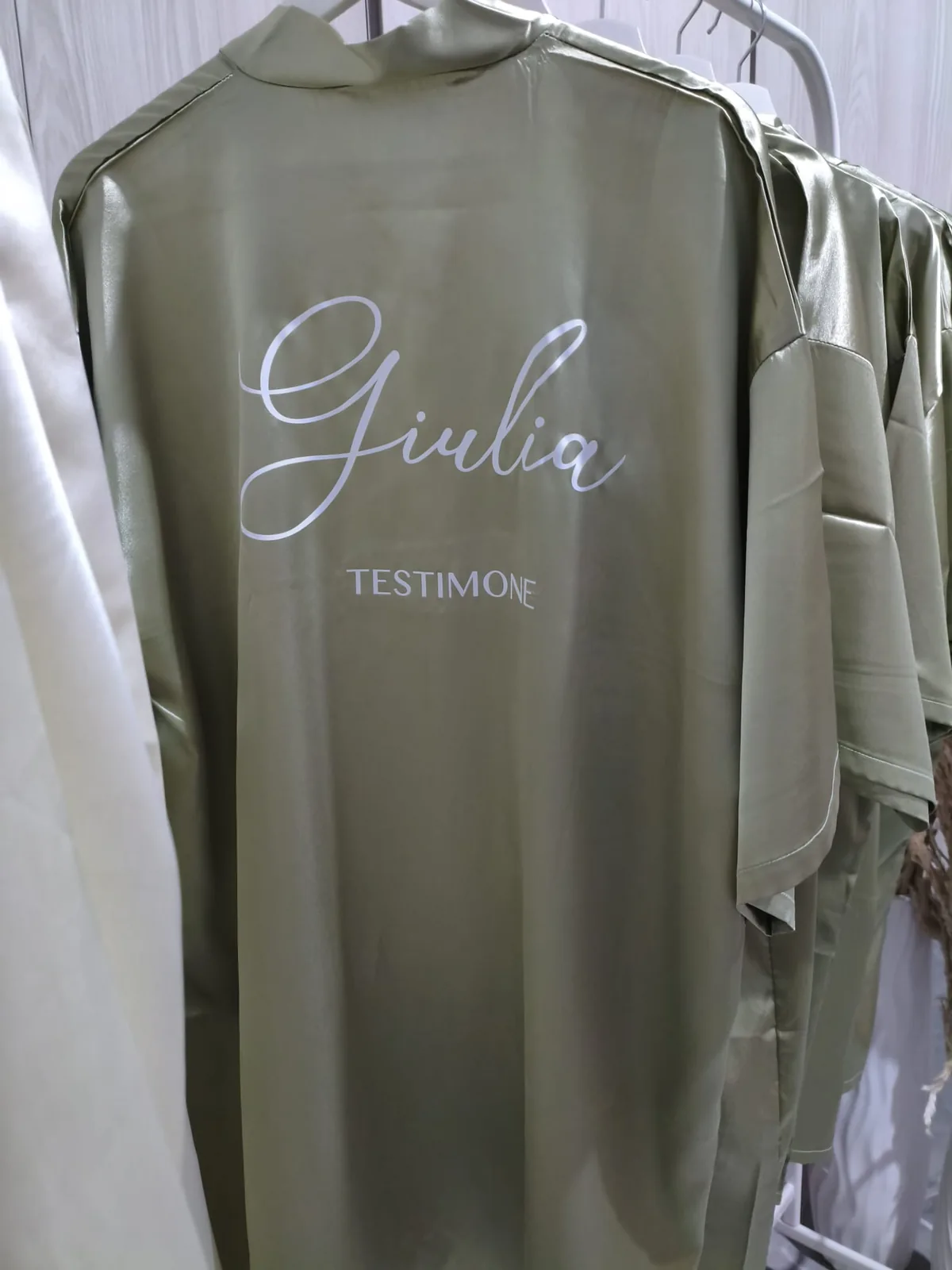 Vestaglia in Raso Personalizzata Lab Creation 24